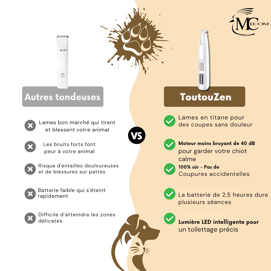 ToutouZen - Tondeuse pour animaux