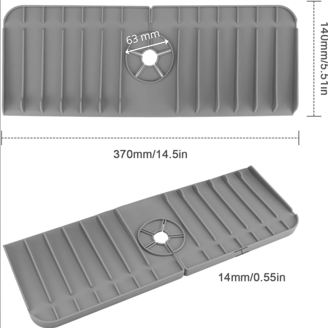 🚿Tapis d'égouttage d'AquaGuard Pro💧(37X10X2.4cm)