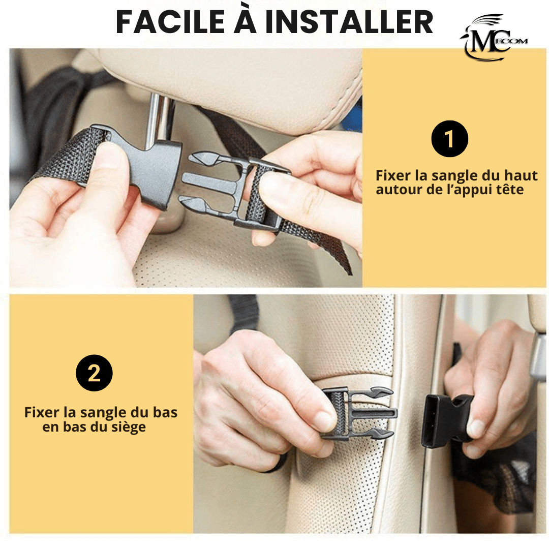 Organisateur de siège pour voiture (lot de 2)