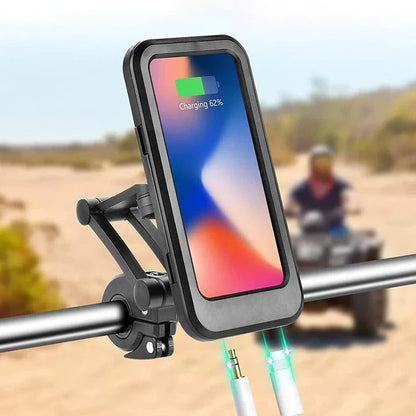 Support de téléphone portable étanche pour motos / vélos