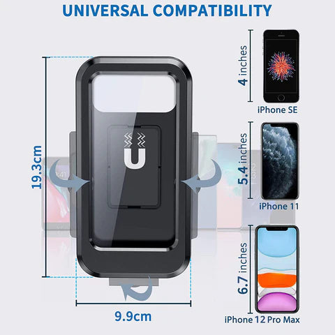 Support de téléphone portable étanche pour motos / vélos