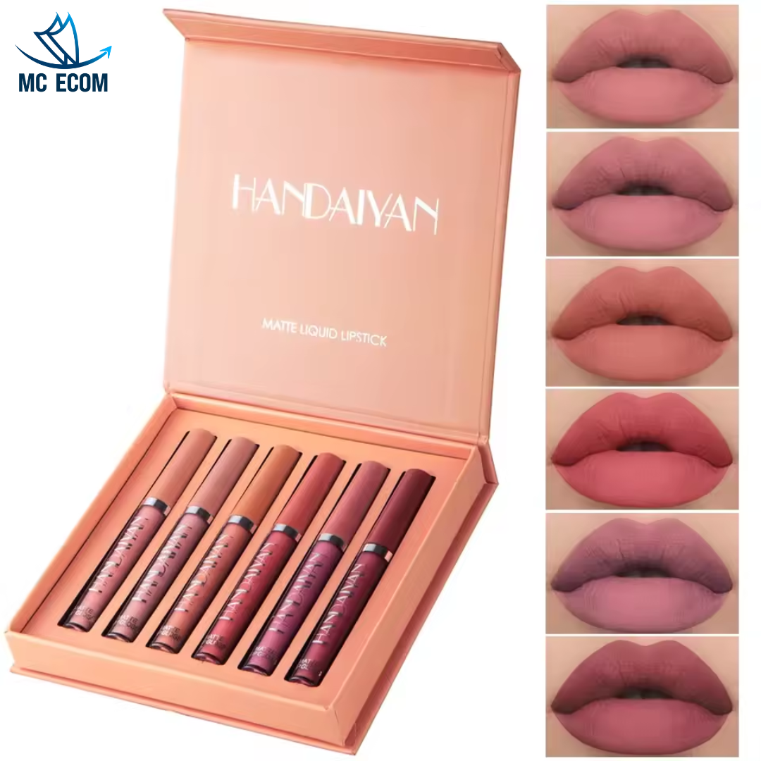 KissLips Box - Lot de 6 rouge à lèvres