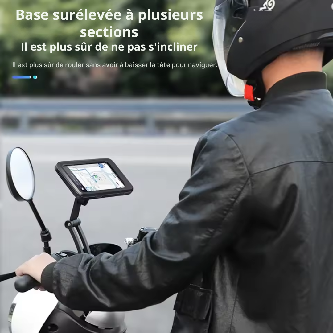 Support de téléphone portable étanche pour motos / vélos
