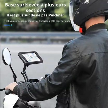 Support de téléphone portable étanche pour motos / vélos