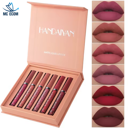 KissLips Box - Lot de 6 rouge à lèvres