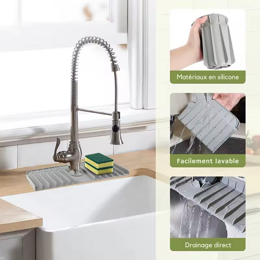 🚿Tapis d'égouttage d'AquaGuard Pro💧(37X10X2.4cm)