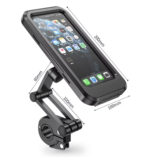 Support de téléphone portable étanche pour motos / vélos