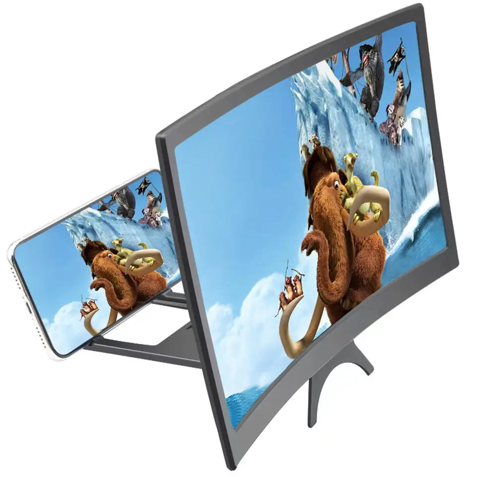 Amplificateur d'écran de téléphone incurvé 3D - 12 pouces