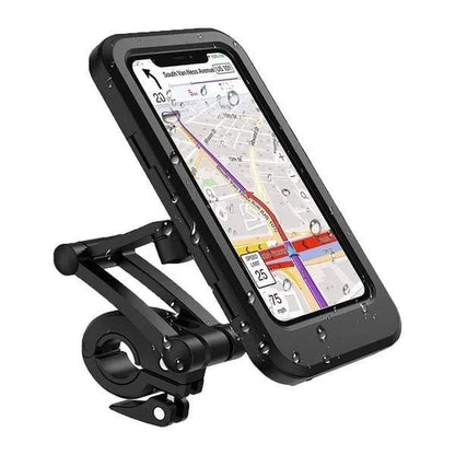 Support de téléphone portable étanche pour motos / vélos