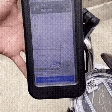 Support de téléphone portable étanche pour motos / vélos